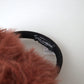 Red Alpaca Fur Earmuffs