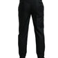 Black Wool Slim Fit Formal Trouser Dress Pants