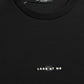Black Eyes Print Cotton Round Neck T-shirt