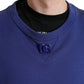 Royal Blue Cotton Crewneck Pullover Sweater