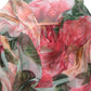 Multicolor Floral Print Silk Aline Midi Dress