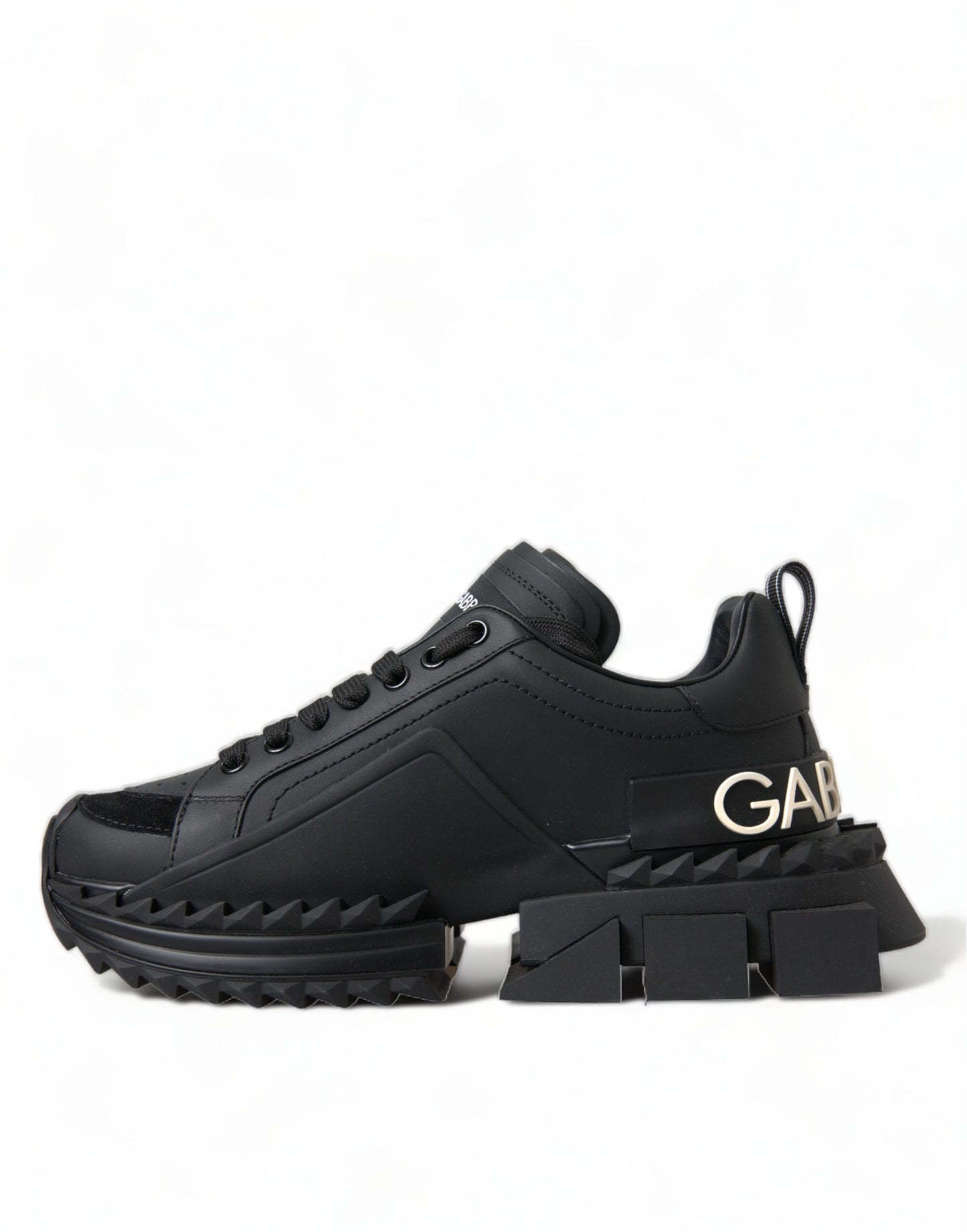 Elegant Black Super Queen Sneakers