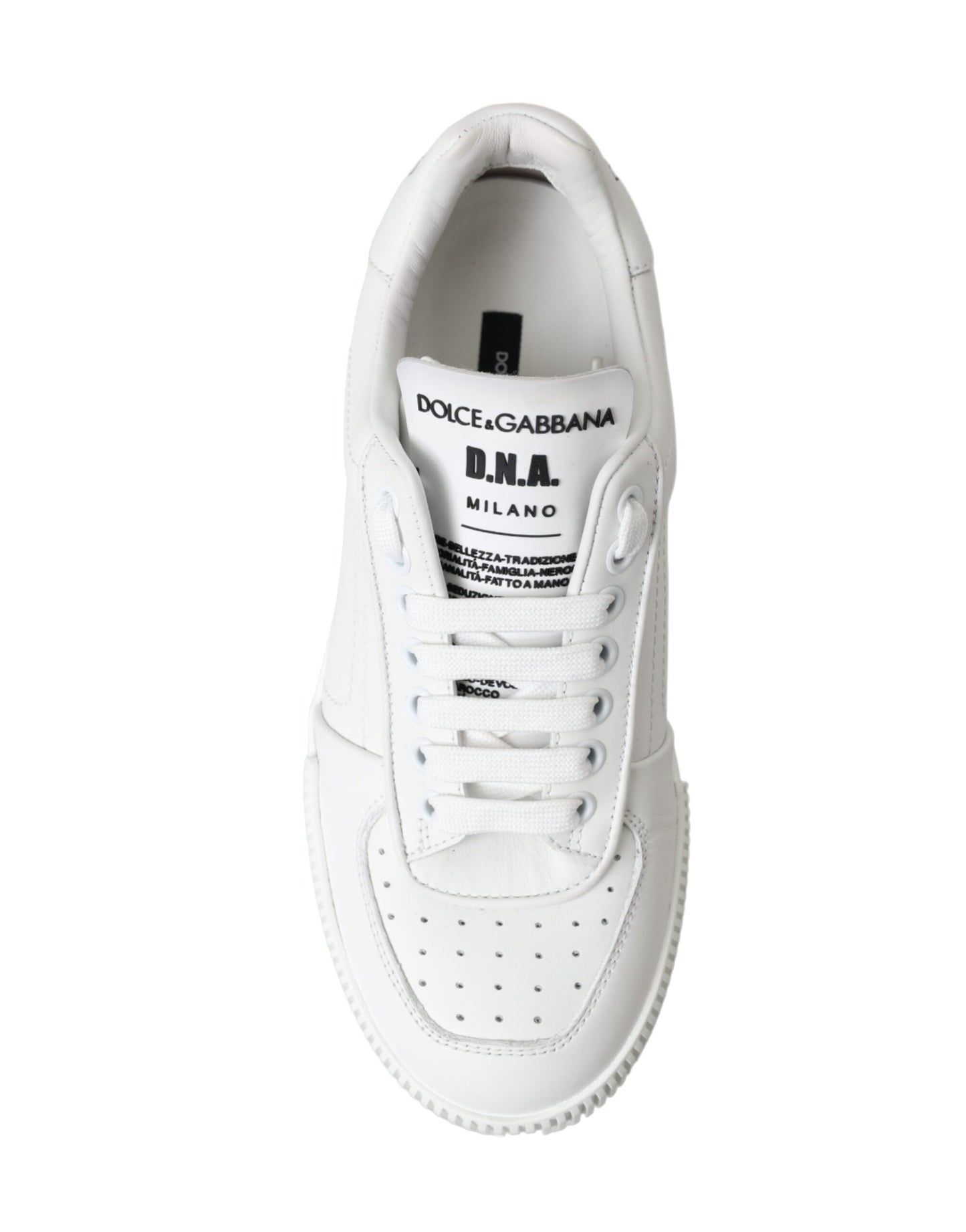 Elegant White Miami Lace-Up Sneakers