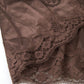Brown Logo Silk Sleepwear Camisole Top Underwear