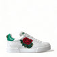 Exclusive White Portofino Leather Sneakers