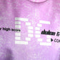 Pink Purple Logo Print Men Pullover Sweater