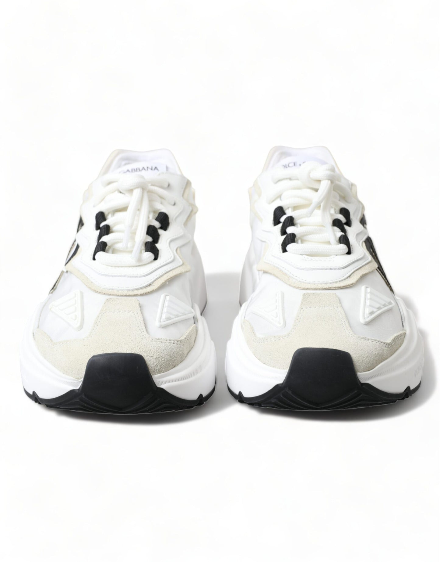 Daymaster Chic White Nylon Sneakers