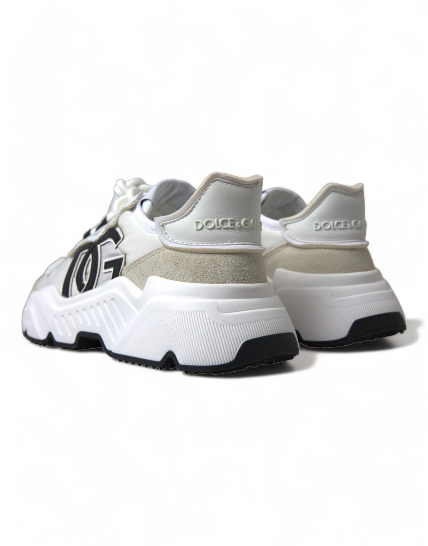 Daymaster Chic White Nylon Sneakers