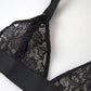Elegant Floral Lace Stretch Balconcino Bra