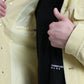 Yellow Cotton Corduroy Collared Shirt Sweater