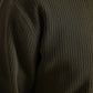 Green Cotton Crew Neck Men Pullover Sweater