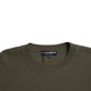 Green Cotton Crew Neck Men Pullover Sweater