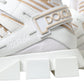 Elegant Sorrento Slip-On Sneakers in White and Beige