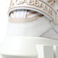 Elegant Sorrento Slip-On Sneakers in White and Beige