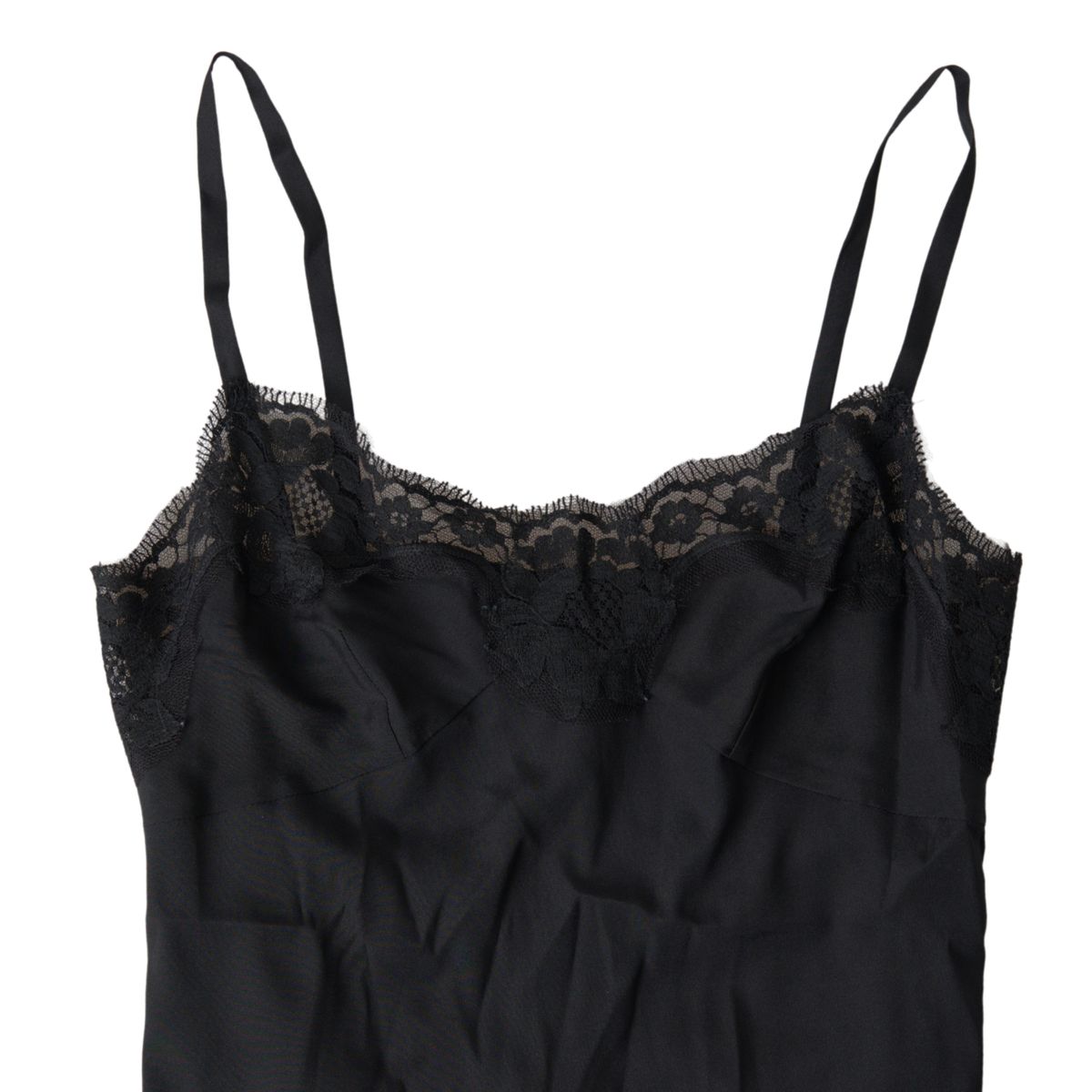 Elegant Black Silk Blend Camisole