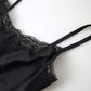 Elegant Black Silk Blend Camisole