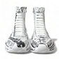Daymaster Graffiti Print Mid Top Sneakers
