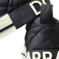 Black Quilted Slip On Low Top Sneakers Shoes