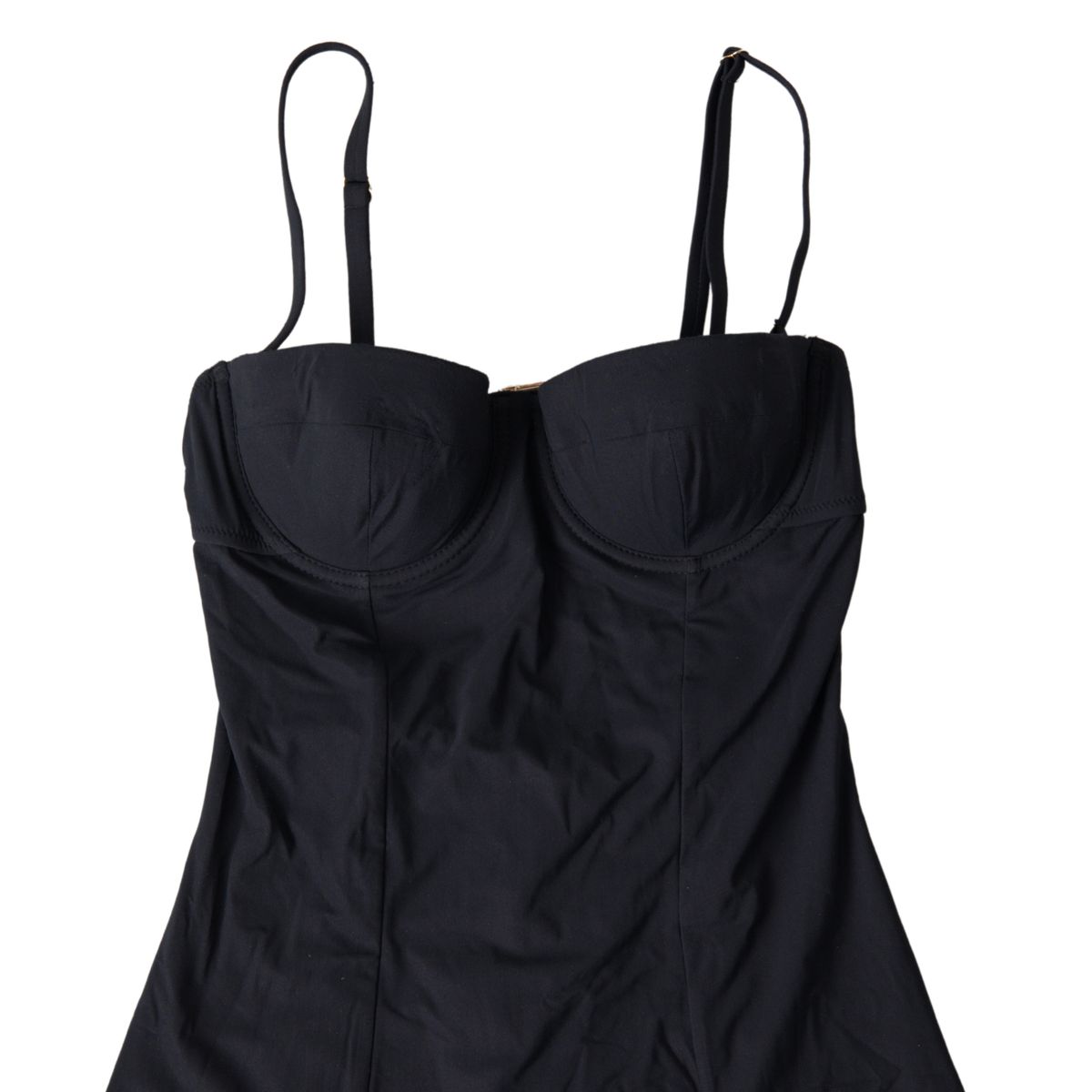 Chic Black One-Piece Designer Swimsuit