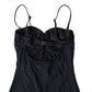 Chic Black One-Piece Designer Swimsuit