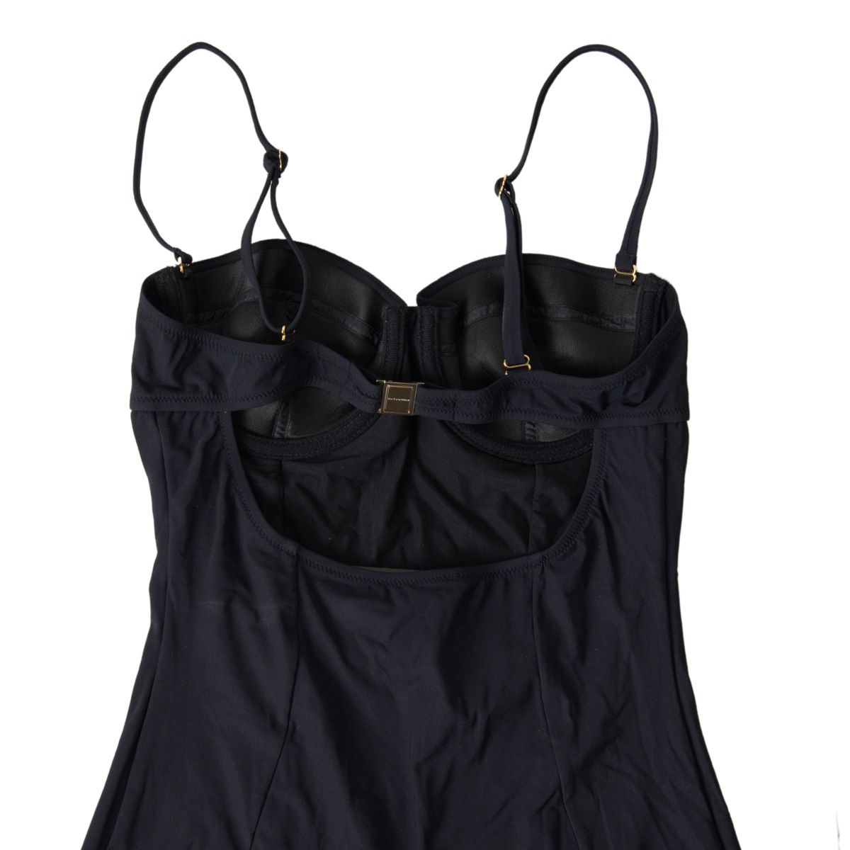 Chic Black One-Piece Designer Swimsuit