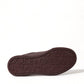 Elegant Bordeaux Leather Sneakers