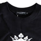 Black DG Royal Love Crystal Pullover Sweater