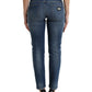 Blue BOYFRIEND Mid Waist Cotton Denim Jeans