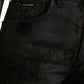 Brown BOYFRIEND Mid Waist Cotton Denim Jeans