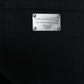 Black Cotton Mid Waist Skinny Denim Jeans