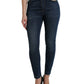 Dark Blue AUDREY High Waist Skinny Denim Jeans