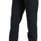 Elegant High-Waist Tapered Wool Pants