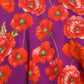 Multicolor Floral Poppy Print Sheath Dress