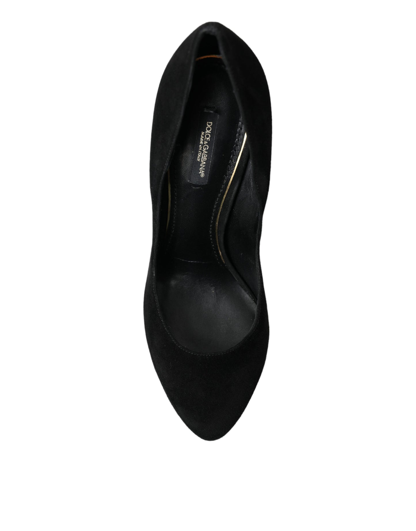 Black Suede Heeled Pumps Sophistication