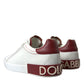White Red Portofino Low Top Men Sneakers Shoes