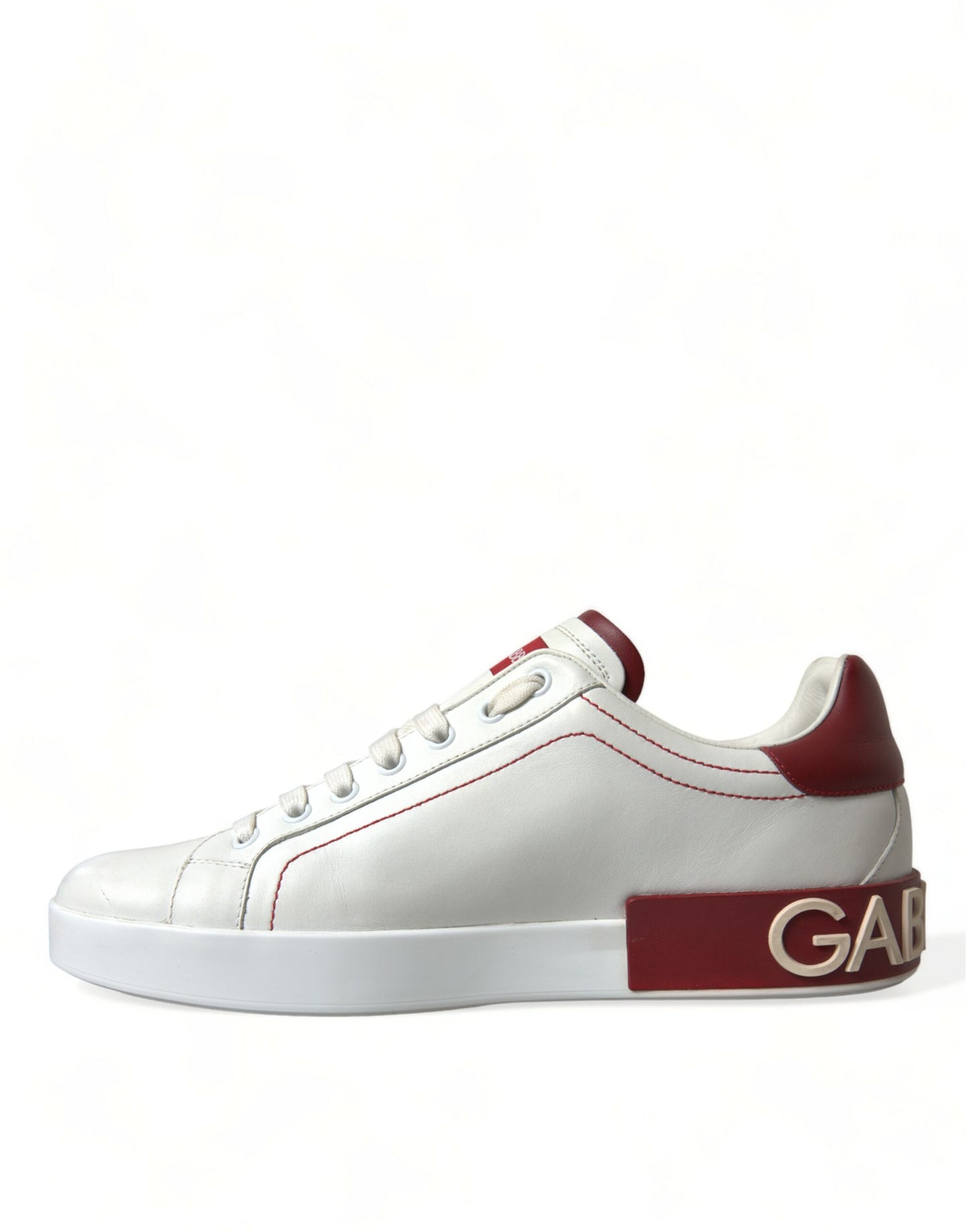 White Red Portofino Low Top Men Sneakers Shoes