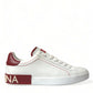 White Red Portofino Low Top Men Sneakers Shoes