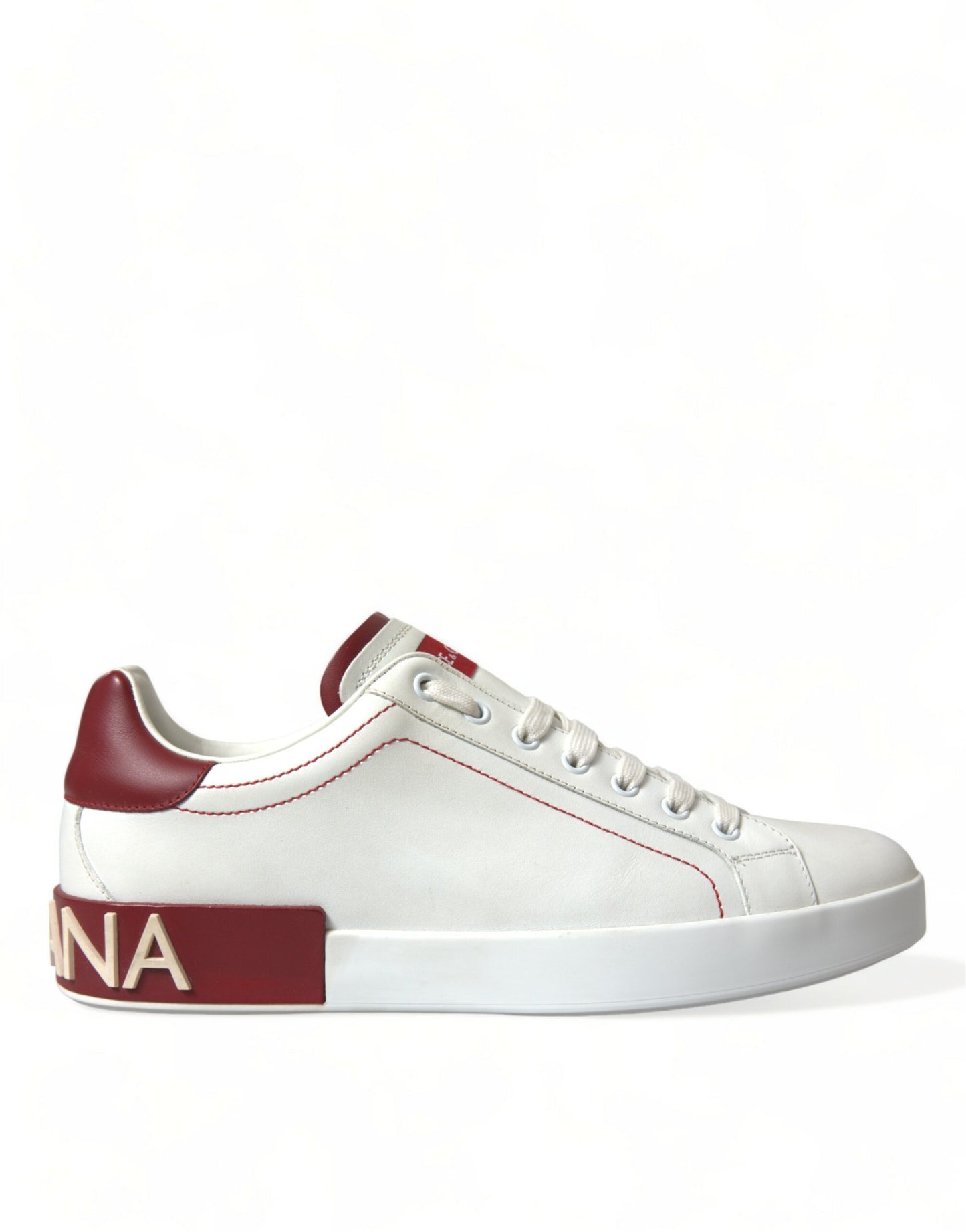 White Red Portofino Low Top Men Sneakers Shoes