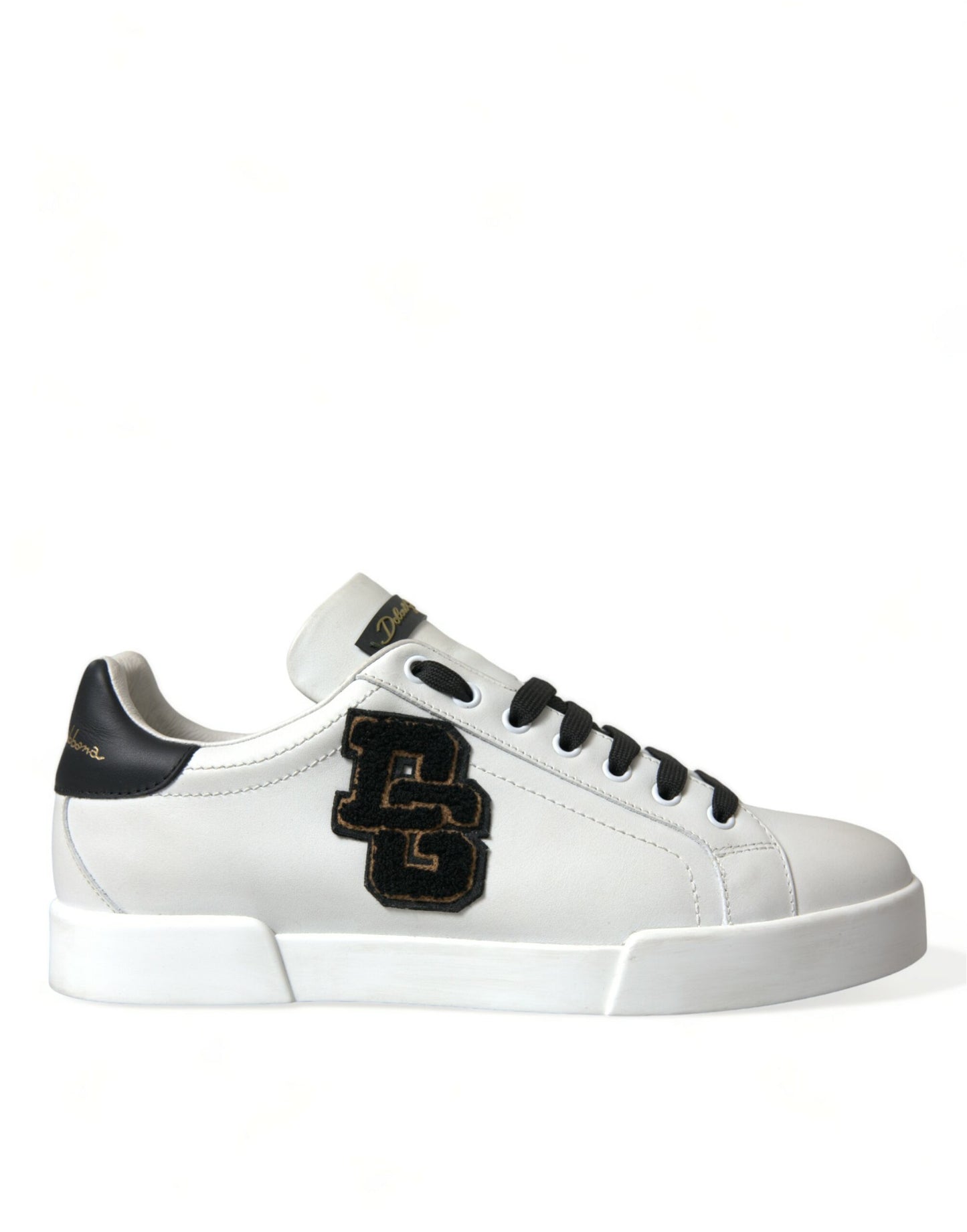 White Black Portofino Patch Men Sneakers Shoes