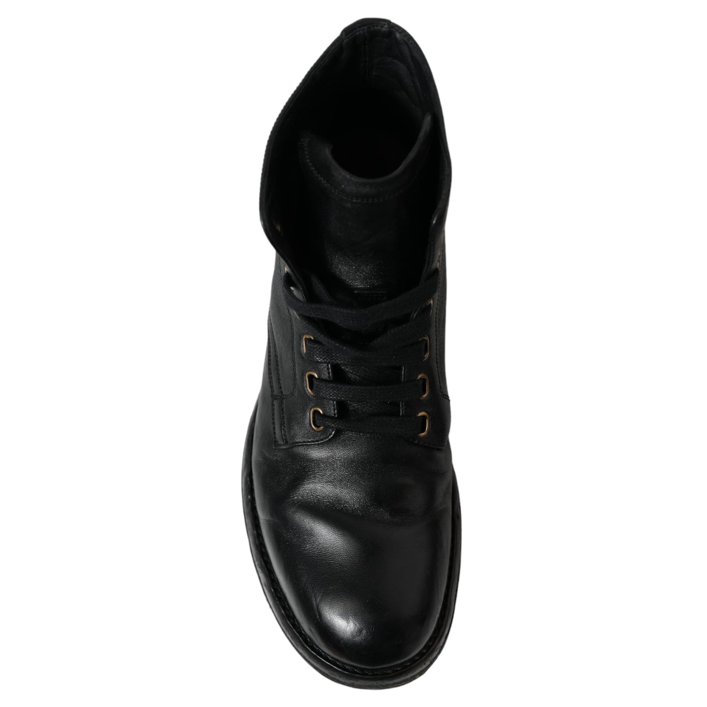 Black Leather Perugino Ankle Boots Shoes