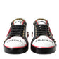 White Red Crystals Portofino Sneakers Women Shoes