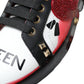 White Red Crystals Portofino Sneakers Women Shoes