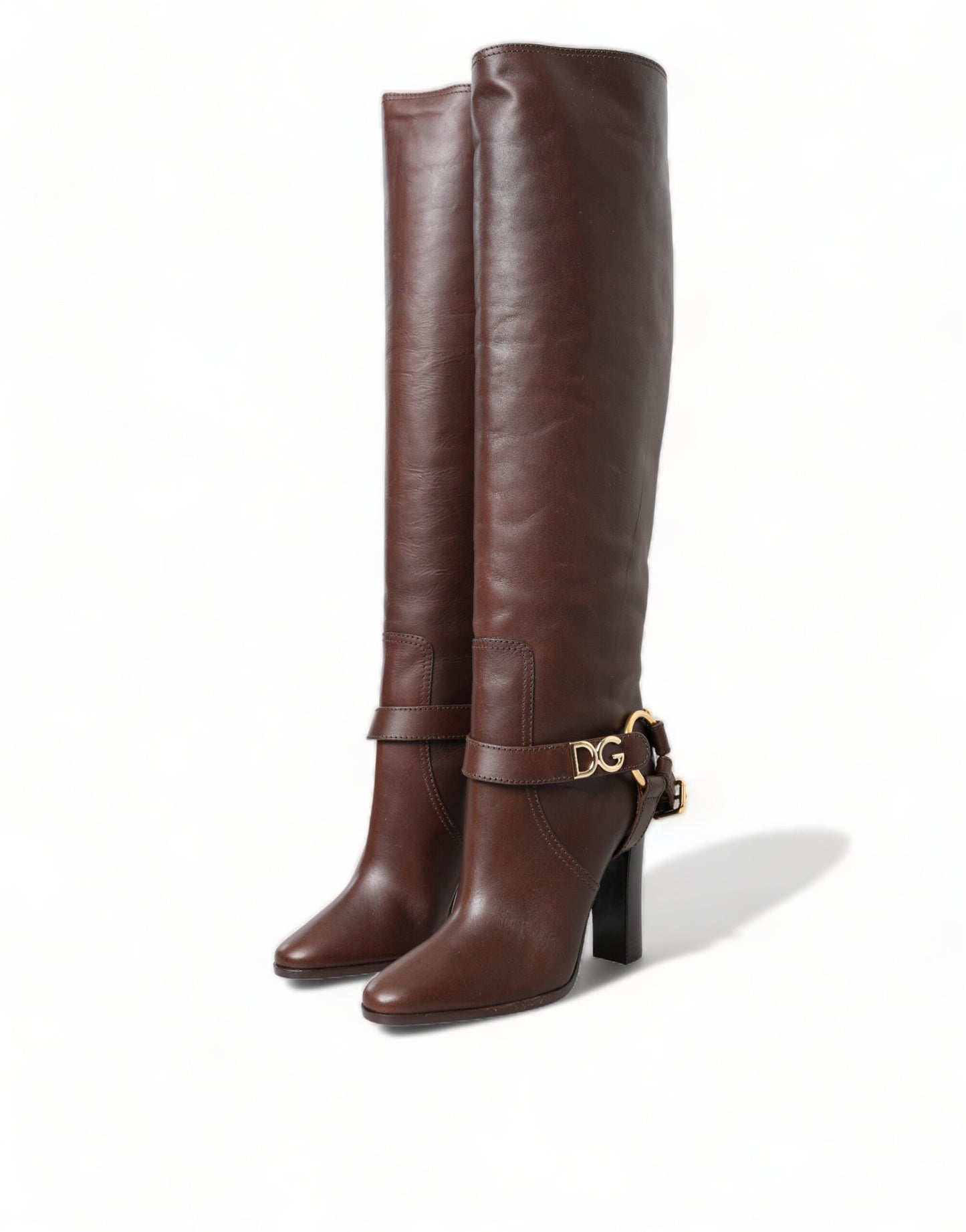 Elegant Leather High Rider Boots