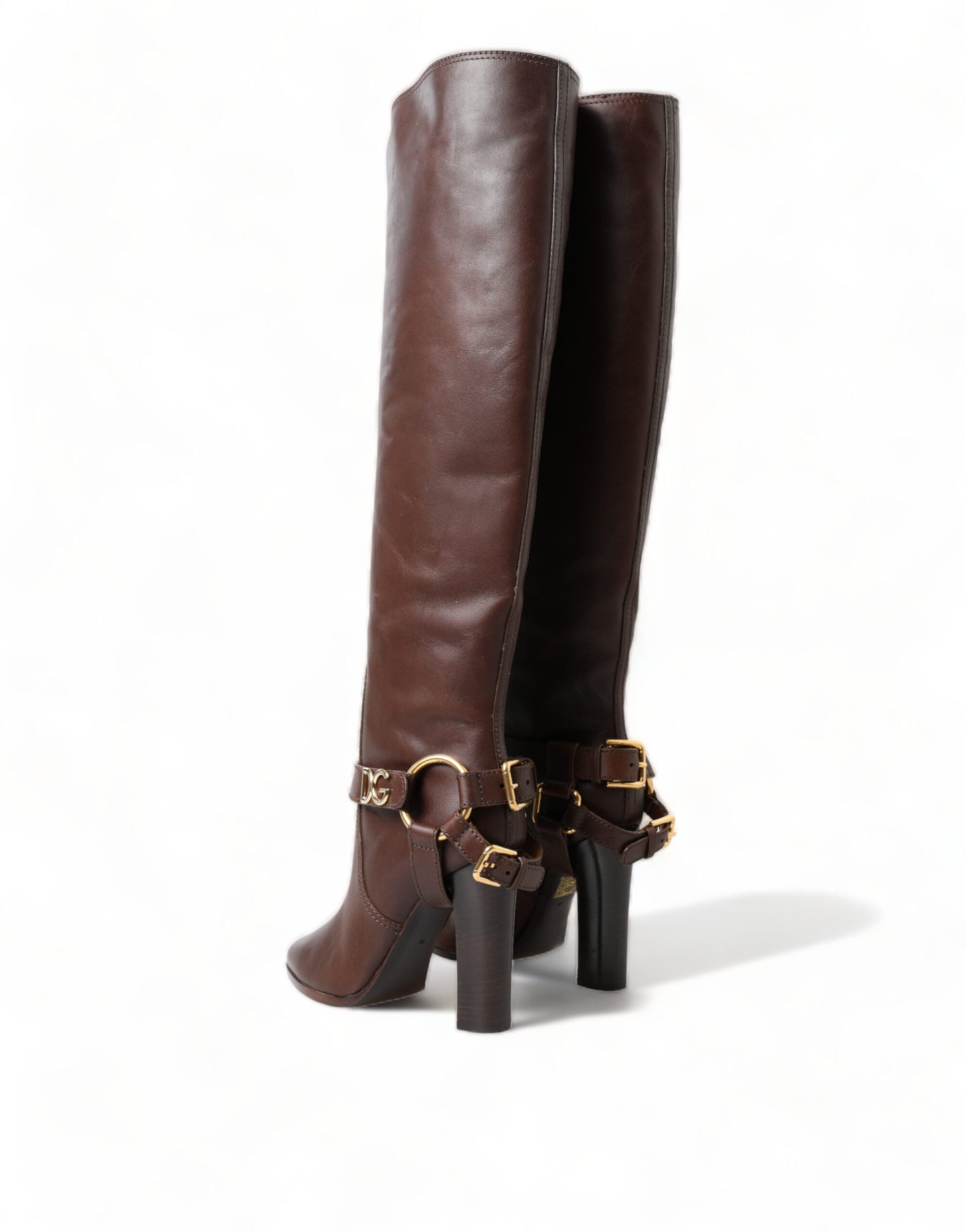 Elegant Leather High Rider Boots