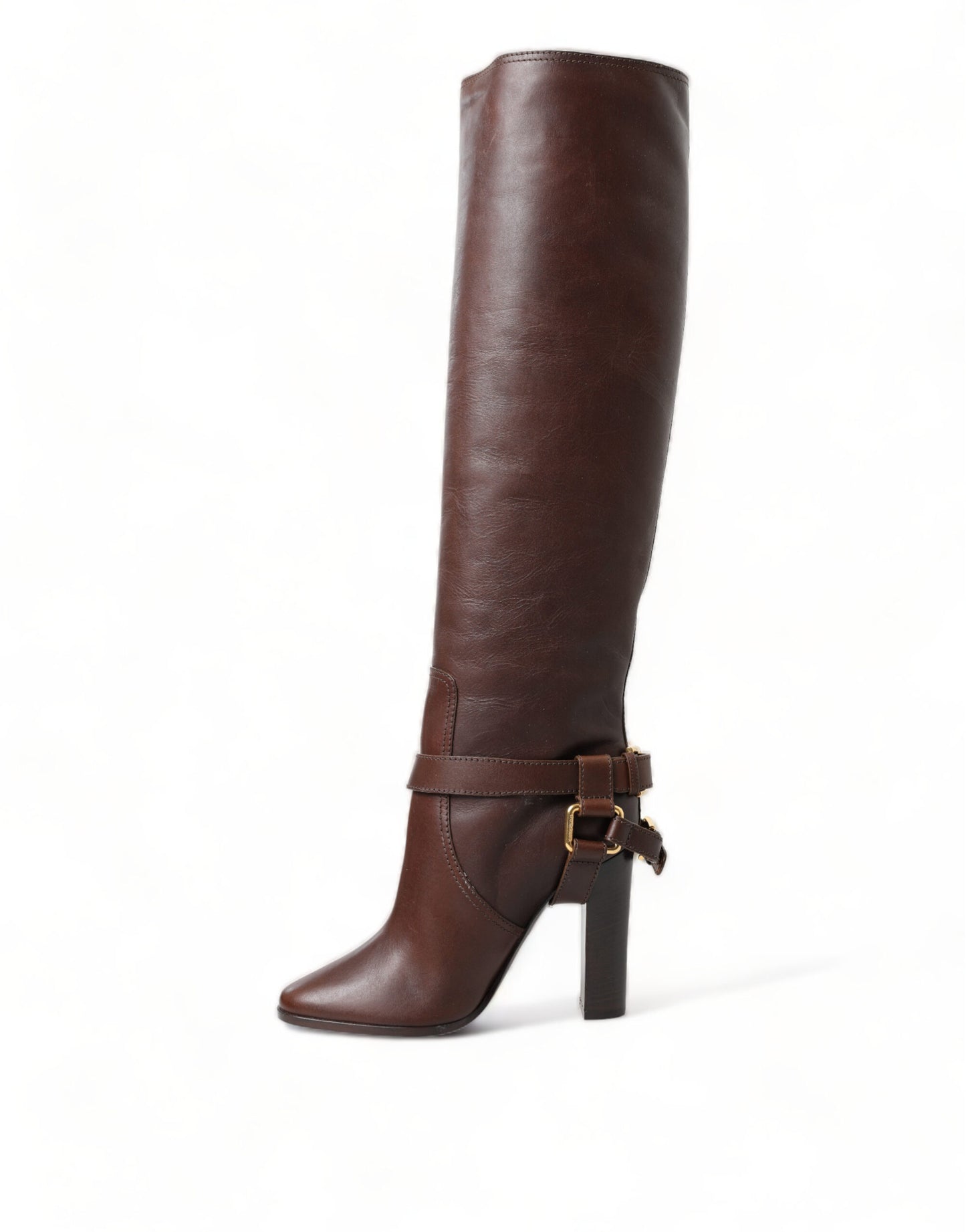 Elegant Leather High Rider Boots