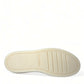 White Leather Low Top Oxford Sneakers Shoes