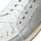 White Leather Low Top Oxford Sneakers Shoes