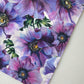 Elegant Silk Neck Wrap Scarf in Purple