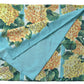 Multicolor Floral Silk Shawl Foulard Scarf