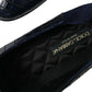 Blue Crocodile Leather Loafers Slip On Shoes